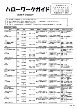 一般職 - 厚沢部町