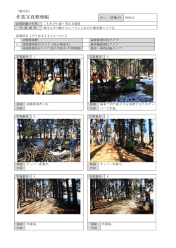 作業写真整理帳