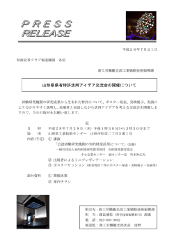 プレスリリース資料 (PDF documentファイル サイズ： 84Kb)