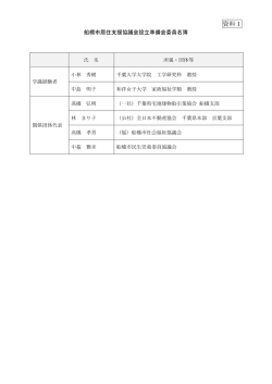 資料1 - 船橋市