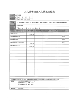 及び「家庭ごみ有料化制度」に関する市民意識調査業務委託 (PDF:86KB)