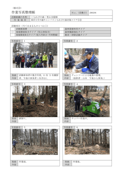 森林整備施業