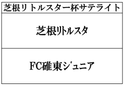 芝根リトルスター杯サテライト