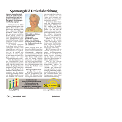 Spannungsfeld Dreiecksbeziehung