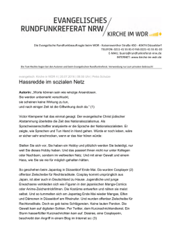 Hassredde im sozialen Netz