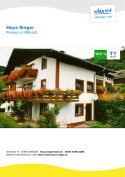 Haus Singer in Millstatt