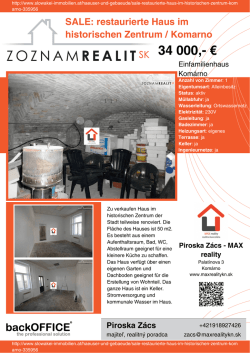 Druck - Immobilien der Slowakei