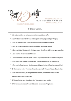 13 Gründe warum