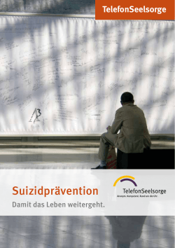 Suizidprävention - Deutsche Bischofskonferenz