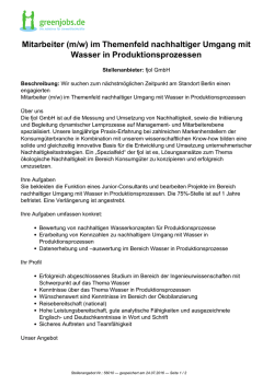 Dieses Stellenangebot als PDF speichern