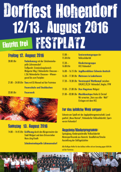Dorffest Hohendorf