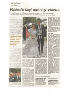 ier den nachstehenden Zeitungsartikel vergrößert