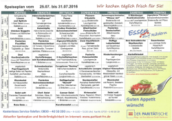 Speiseplan 25.07.-31.07.2016 Format: PDF, Size