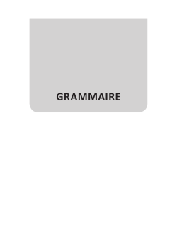 grammaire