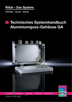 Technisches Systemhandbuch Aluminiumguss-Gehäuse GA