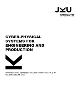 cyber-physical systems for engineering and production