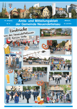 Amts- und Mitteilungsblatt der Gemeinde