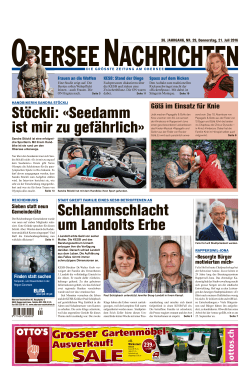 Obersee Nachrichten, 21.7.2016