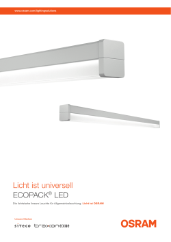 Licht ist universell ECOPACK® LED
