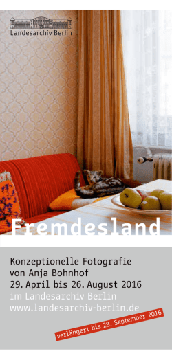 Informationen&hellip; - Landesarchiv Berlin