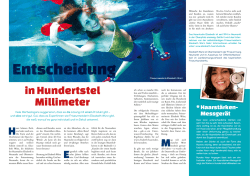 in Hundertstel Millimeter