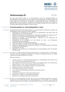 Stellenanzeige_69_VW_KA - Max Rubner-Institut