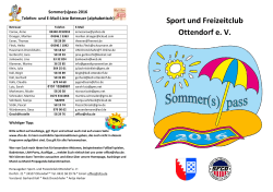 Sport und Otten d Freize ndorf e. eitclub V.