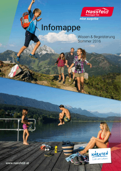 Infomappe - Nassfeld
