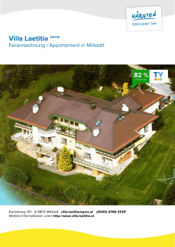 Villa Laetitia in Millstatt