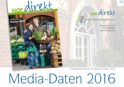 Hof Direkt Mediadaten 2016 - Landwirtschaftsverlag GmbH