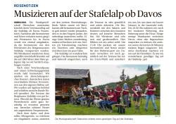 Zeitungsbericht - Musikgesellschaft Oberschan