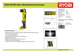 RAD1801M Akku-Winkelbohrschrauber