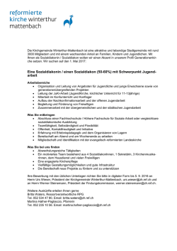 Eine Sozialdiakonin / einen Sozialdiakon (50