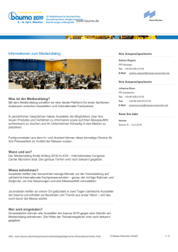 Informationen zum Mediendialog