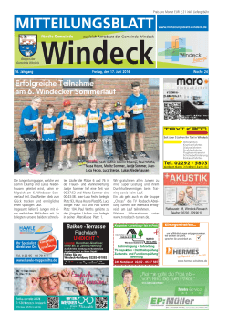 Mitteilungsblatt Windeck KW 24 2016 als PDF