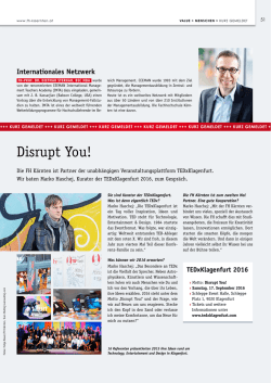 Disrupt You! - TEDxKlagenfurt