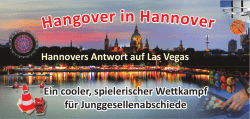 Hangover in Hannover - idee+spiel Hannover