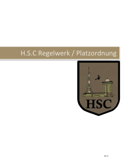 H.S.C Regelwerk / Platzordnung