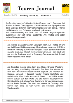 26.05.-29.05. Spargelessen beim Bernhard Schmidt in Heitersheim