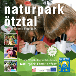 Familienfest 2016 - Naturpark Ötztal
