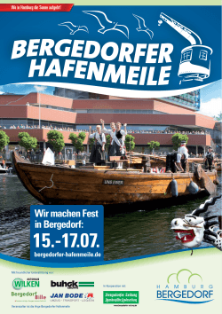 Vollständiges Programm Bergedorfer Hafenmeile