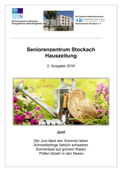 Hauszeitung Stockach 2016 Q2