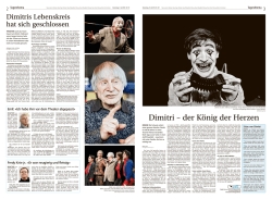 Dimitri &ndash; der K&ouml;nig der Herzen - lu-wahlen.ch