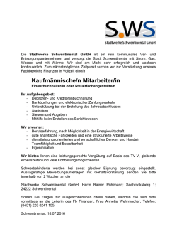 Lesen - Stadtwerke Schwentinental