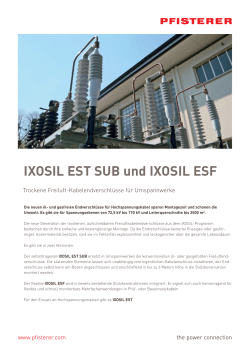 IXOSIL EST SUB und IXOSIL ESF