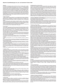 Allgemeine Geschäftsbedingungen der Land