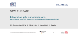 Integration geht nur gemeinsam