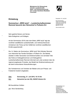 Einladung - Land NRW