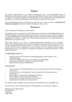 Hygienemuseum - Ausstellungsvorbereitung