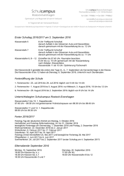 Klasse 5 - Schulcampus Rostock